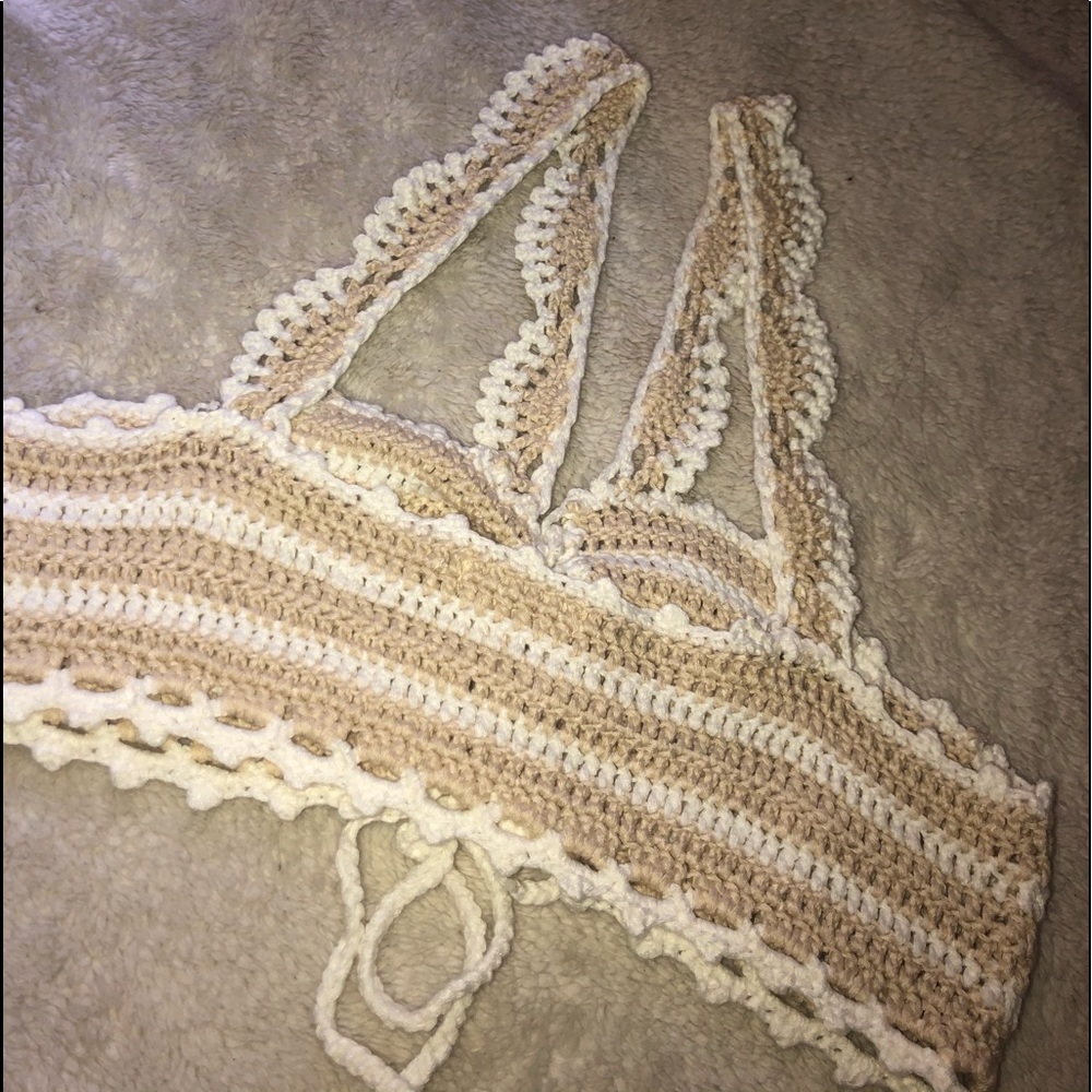 Bikini sewed in top